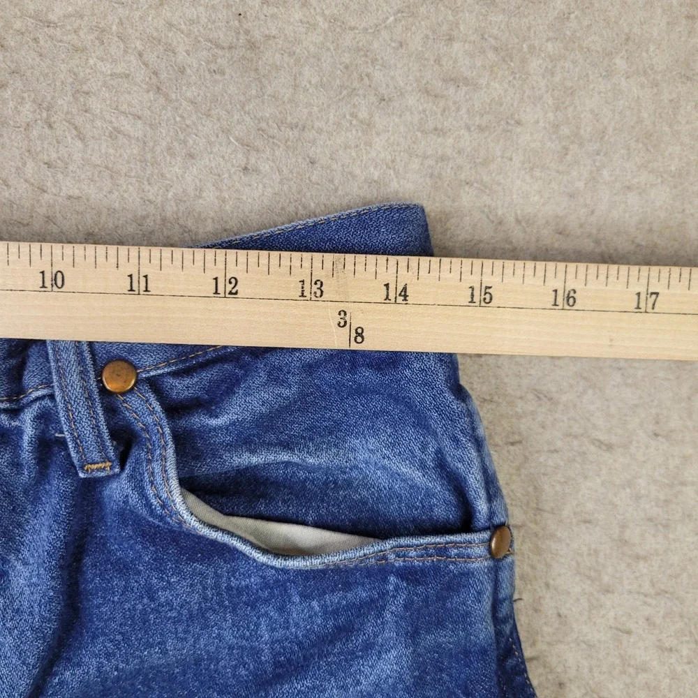 Wrangler Jeans Mens 30x32 Blue Cowboy Cut Slim Straight Denim Dark Wash 936PWD